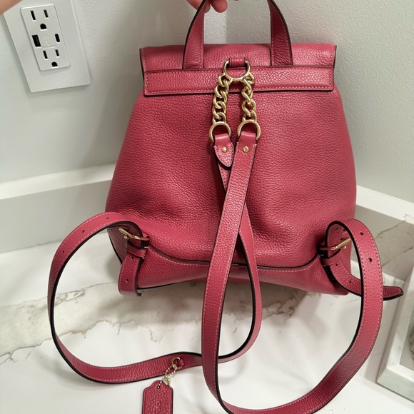 NEW Coach Elle backpack in Rosewood pink - Picture 2 of 15
